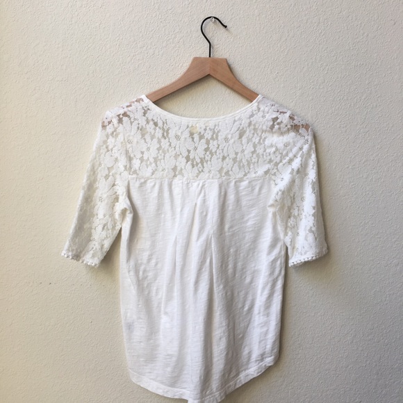 Anthropologie lace sleeve top - Picture 4 of 4